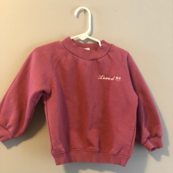 Pink mock neck sweatshirt - Picture 3 of 5